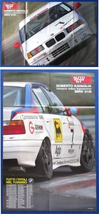 Poster Doppio ROBERTO RAVAGLIA - CAMPIONE ITALIANO SUPERTURISMO 1993 - BMW 318i - Picture 1 of 3