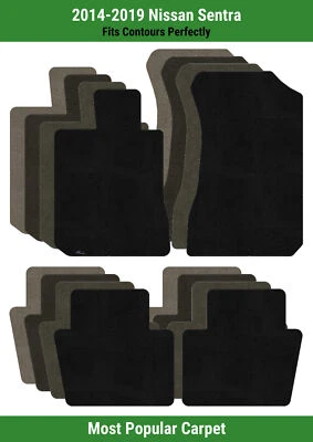 Lloyd Ultimat Front & Rear Row Carpet Mats for 2014-2019 Nissan Sentra  - Image 1 of 4