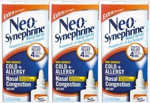 Neo-Synephrine Cold + Allergy Nasal Spray Extra Strength 0.5oz **(3 Pack)** - Picture 1 of 1