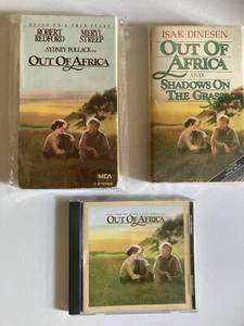 Out of Africa 1985 film (VHS/Soundtrack CD/Movie Tie-In Paperback) - Bild 1 von 2