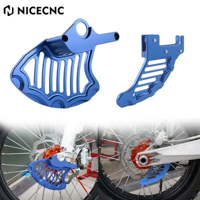 Front Rear Brake Disc Guard Cover For Husqvarna TE250 TE300 FE 250-501 2014-2015 - Image 1 of 4