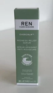 REN Clean Skincare Evercalm Redness Relief Serum 1.02oz/30mL NIB Full Size - Picture 1 of 3