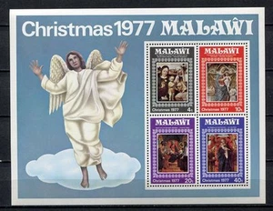 36936) MALAWI 1977 MNH** Christmas S/S - Afbeelding 1 van 1