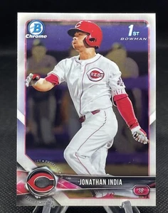 JONATHAN INDIA ROOKIE 🔥 2018 Bowman Chrome Draft 1st - Mint - ROYALS - Picture 1 of 6
