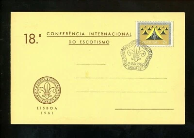 Postal History Portugal FDC #885 Boy scouts organization scouting 1962 - Image 1 of 4