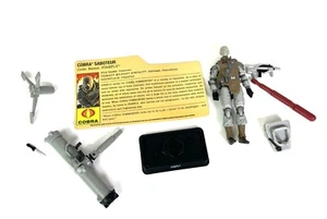 GI JOE 2010 RESOLUTE FIREFLY v21 COBRA SET EXCLUSIVE - COMPLETE W/ CARD & STAND - Picture 1 of 7