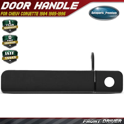 Manija de puerta exterior negra para conductor delantero con cerradura para Chevy Corvette 1984-1996 Foto 1 de 4