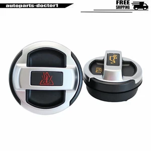 1Pair Oil Filler Cap Retrofit Coolant Expansion Tank Lid 420103485B Fits Audi R8 - Picture 1 of 18