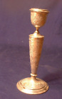 Ornate Antique Persian .875 Silver Candlestick 224 G. Signed