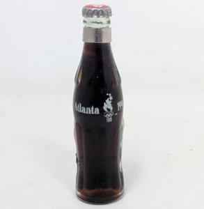 Vintage 1996 Atlanta Olympics Coke Coca Cola Glass Bottle Souvenir Keychain - Picture 1 of 6