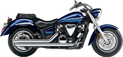 COBRA 2825 SPEEDSTER SLASHDOWN F/S CHROME Fits YAM V-STAR 1300 07-15 Foto 1 de 2