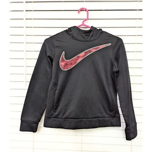 Girls Nike Dry Fit Hoodie Black and Pink, Size M - Picture 1 of 5