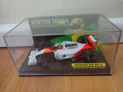 MINICHAMPS 1/43 AYRTON SENNA MCLAREN MP4/6 HONDA V 12 1991 F1 WORLD CHAMPION CAR - Image 1 of 2
