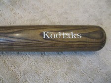 VTG KALAMAZOO KODIAKS Minor League Baseball Frontier League Team Bat *