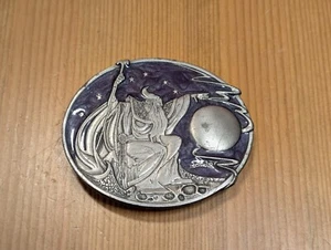1992 Siskiyou 3" Belt Buckle WIZARD by BORIS VALLEJO Enameled Pewter USA - VGUC - Bild 1 von 10