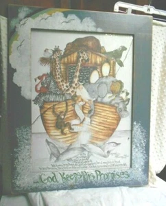FANTASTIC NOAH'S ARK PRINT RAMSEY  "GOD KEEPS HIS PROMISES" CHILD'S # 5634 # 371 - Picture 1 of 12