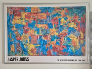 Jasper Johns Map, Pop-Art, Kunstdruck mit Alurahmen, Museum of Modern Art - Bild 1 von 6
