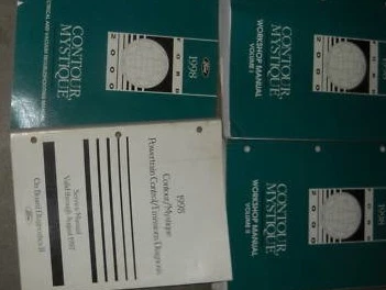 1998 Ford CONTOUR MERCURY MYSTIQUE Service Shop Repair Manual Set W PT & EVTM — 第 1/1 张图片