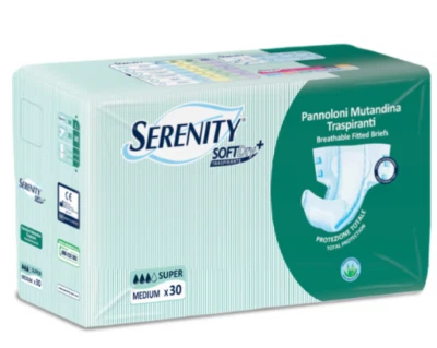 120 pz. Pannolini Serenity Soft Dry Super Tg M
