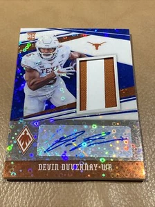 2020 Chronicles Phoenix Devin Duvernay Auto /75 Blu Disco Prizm Rifrattore - Foto 1 di 6