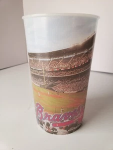 Authentic MLB Atlanta Braves Souvenir Plastic Cup From Turner Field 2015 - Picture 1 of 5