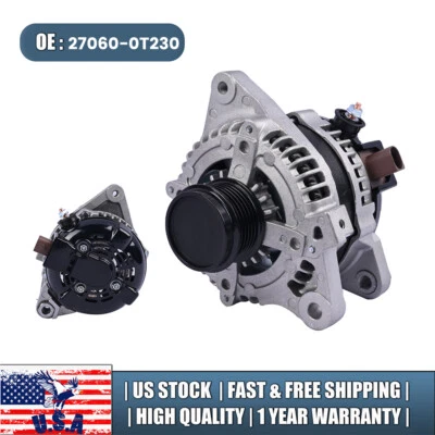 Alternator Fits Toyota Corolla 1.8L 2014 2016- 2018 2019 11693 AVA0182 115A - Image 1 of 4