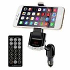 BT8118 Car Bluetooth FM Transmitter with Holder Function & Remote Control