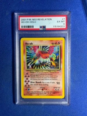 2001 P.M. HO-OH 07/64 Neo Revelation Holo PSA 6 - Image 1 of 2