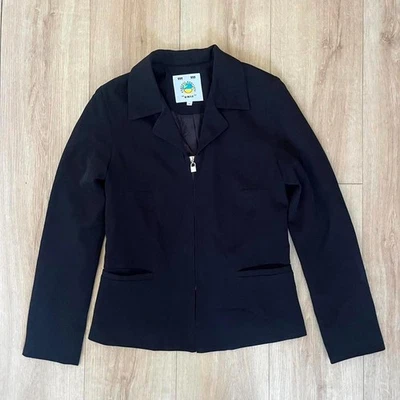 UNIF Chaqueta Blazer 'Control' Negra con Cierre Plateado Cremallera Foto 1 de 4