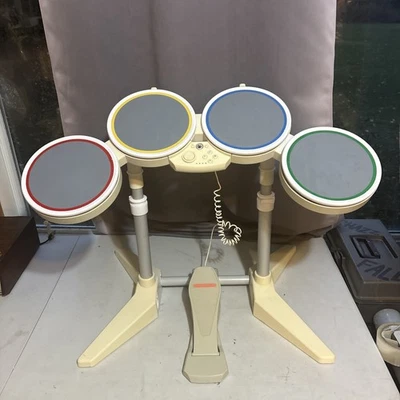Nintendo Wii Rock Band Wired Drum Set with Pedal Untested - Image 1 of 4