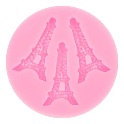 Silicone Tower Shape Mold for Fondant Cake Biscuit Decorating Tools - Image 1 of 4