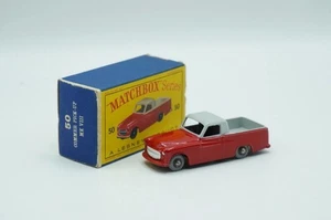 Matchbox Lesney 50a Commer Pick Up Rosso e Grigio - Scatola D - GPW - Foto 1 di 22