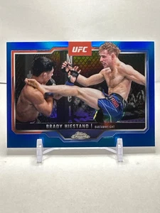 2025 Topps Chrome UFC - Brady Hiestand #199 Blue Refractor /150 - Bild 1 von 3