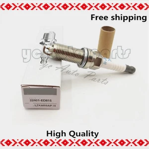 4x 22401-ED815 Iridium Spark Plug LZKAR6AP-11 For Nissan March QASHQI Tiida - Imagen 1 de 4