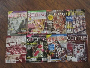 LOT of 8 American Patchwork & Quilting Magazines  UNCUT Patterns - Imagen 1 de 1