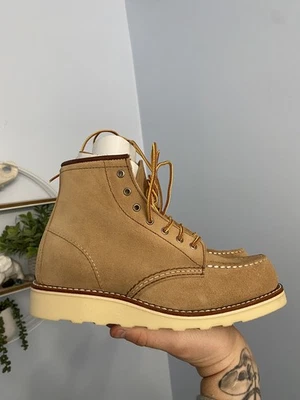 Red Wing Women's 6 inch Moc Toe sand Mohave Roughout Leather Work Boots US 6.5 - Image 1 of 4