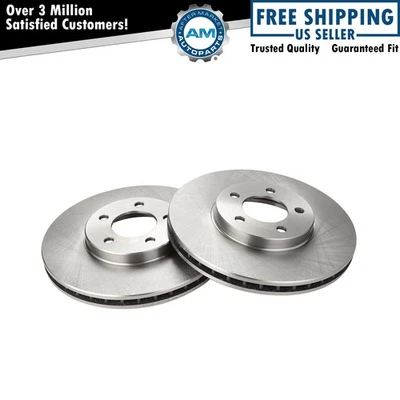 Front Brake Rotors Pair Set of 2 Kit for Taurus Thunderbird Continental - Image 1 of 4