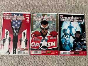 Captain America And The Mighty avengers Comic Lot 1,2 + 7 - Picture 1 of 4