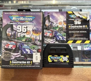 Micro Machines: Turbo Tournament 96 • SEGA Mega Drive Game + Manual (1995) PAL - Picture 1 of 1