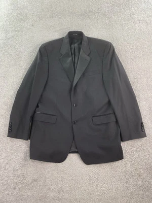 Chaqueta Esmoquin Lauren Ralph Lauren 42 L Negra Lana Boda Formal Diseñador LRL Foto 1 de 4