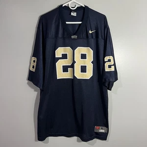Maglia calcio Nike Pittsburgh Panthers Pitt blu oro college uomo XL - Foto 1 di 10