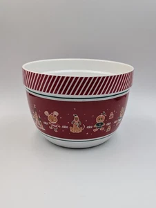 Disney Parks Christmas Serving Mixing Bowl Holiday Gingerbread Mickey & Friends - Picture 1 of 7