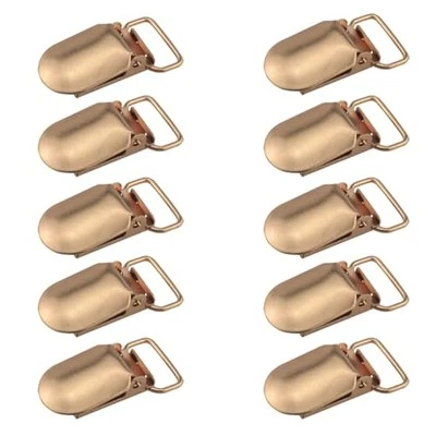 10 PIEZAS Clips de Suspensión Dorados Clips de Suspensión de Hierro Soporte Dorado Clips de Tela  Foto 1 de 4
