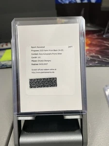 2025 Panini Prizm Black Onyeka Okongwu Base Auto Prizms Silver Redemption - Picture 1 of 2