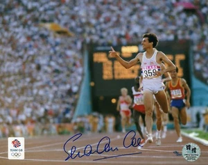 Sebastian Coe signiertes Foto 10x8 Sport & Olympische Legende COA AFTAL RD#175 - Bild 1 von 1