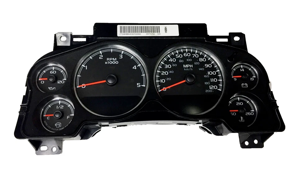 2007 2008 2009 DIESEL GMC Sierra 2500 3500 Speedometer Rebuilt 25861670  - Image 1 of 1