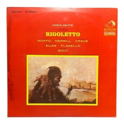 LP Giuseppe Verdi - Rigoletto (Highlights) Vinyl Record - Image 1 of 2