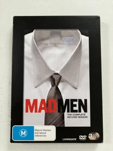 Mad Men Complete Second Season 2 DVD 3 Disc Box Set Rare Cover Great Condition - Picture 1 of 12