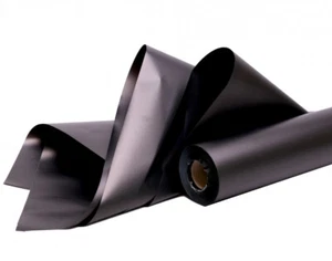 Black Frosted Cellophane Gift Wrapping 80 cm wide 1 - 50 meters Length - Picture 1 of 1