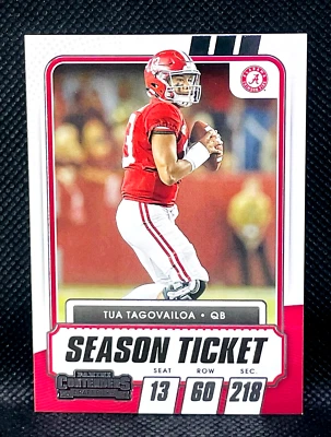 Panini Contenders Draft Picks Football - TUA TAGOVAILOA - ALABAMA CRIMSON TIDE - Image 1 of 2